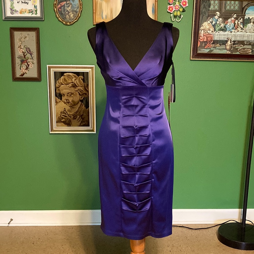 Calvin Klein Size 2 Purple Dress Evening Wear wedding
